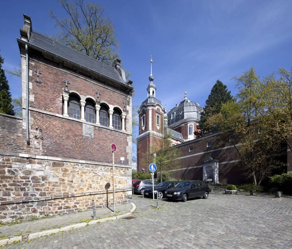 Blick auf St. Johann vom Abteiplatz