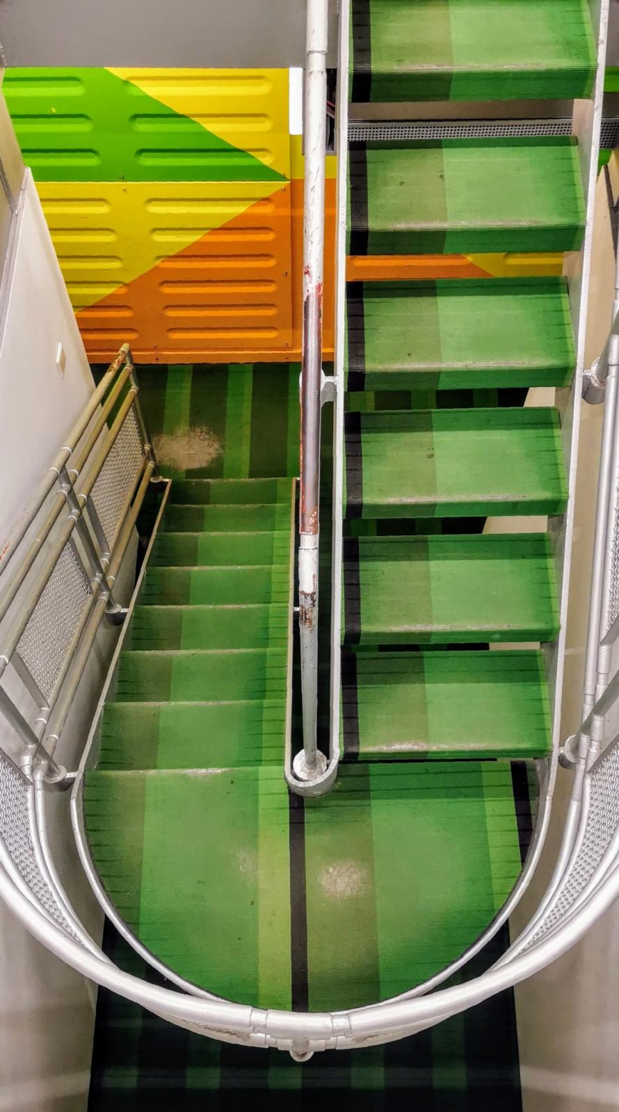 Treppe im Uniklinikum Aachen