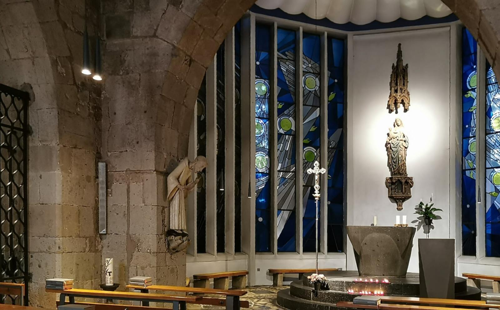 Kapelle Madonna in den Trümmern Innenansicht