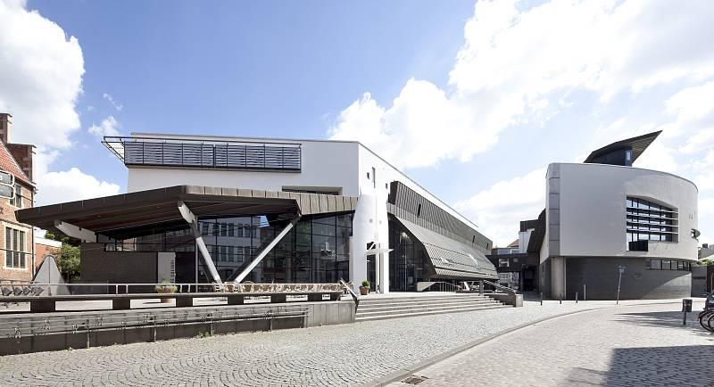Gesamtansicht Stadtbücherei Münster von Westen