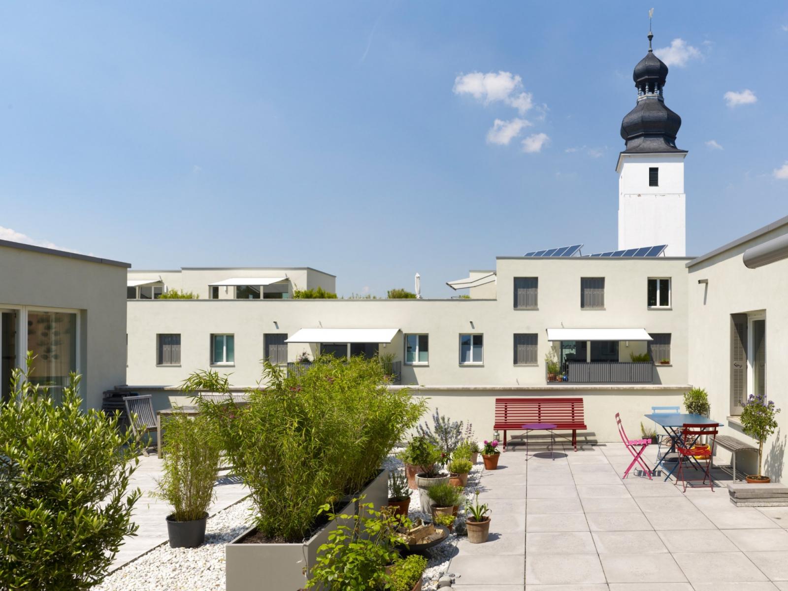 Blick von Dachterrasse