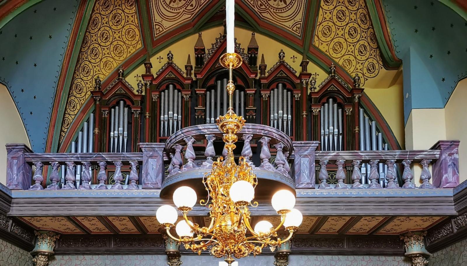 Orgelempore in Schloss Drachenburg