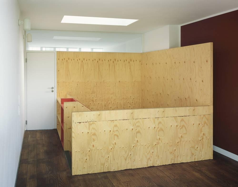 Ende der Konstruktion im Dachgeschoss