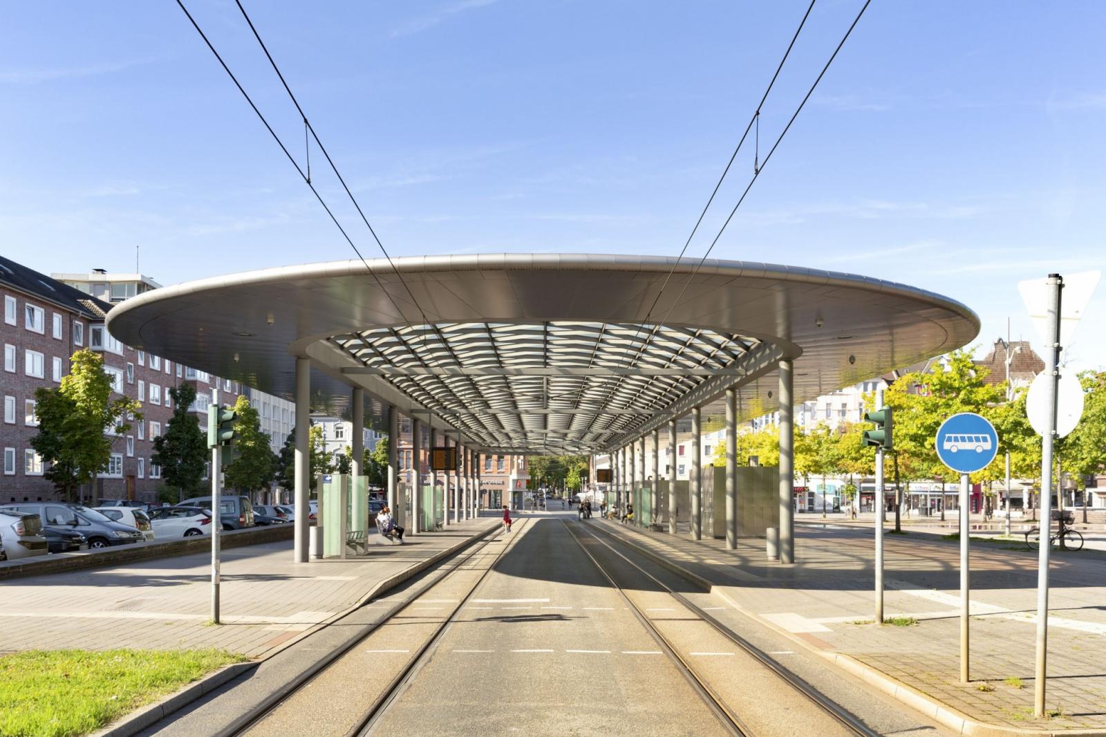 Busbahnhof Buschmannshof mit Überdachung