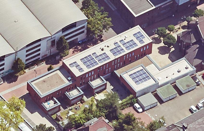Schrägluftbild von Westen, Martinszentrum Bottrop