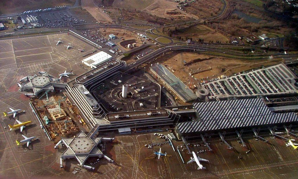 Luftansicht Flughafen Köln Bonn