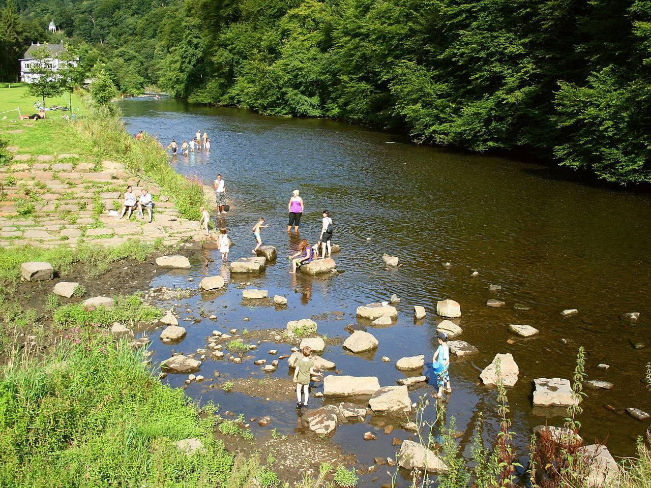 Ufergestaltung des Müngstener Brückenparks