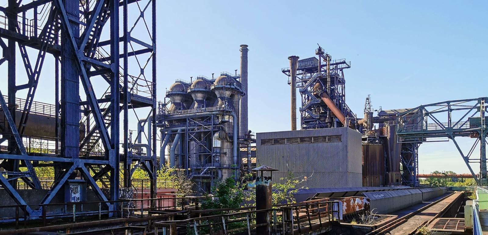Blick auf das Hüttenwerk