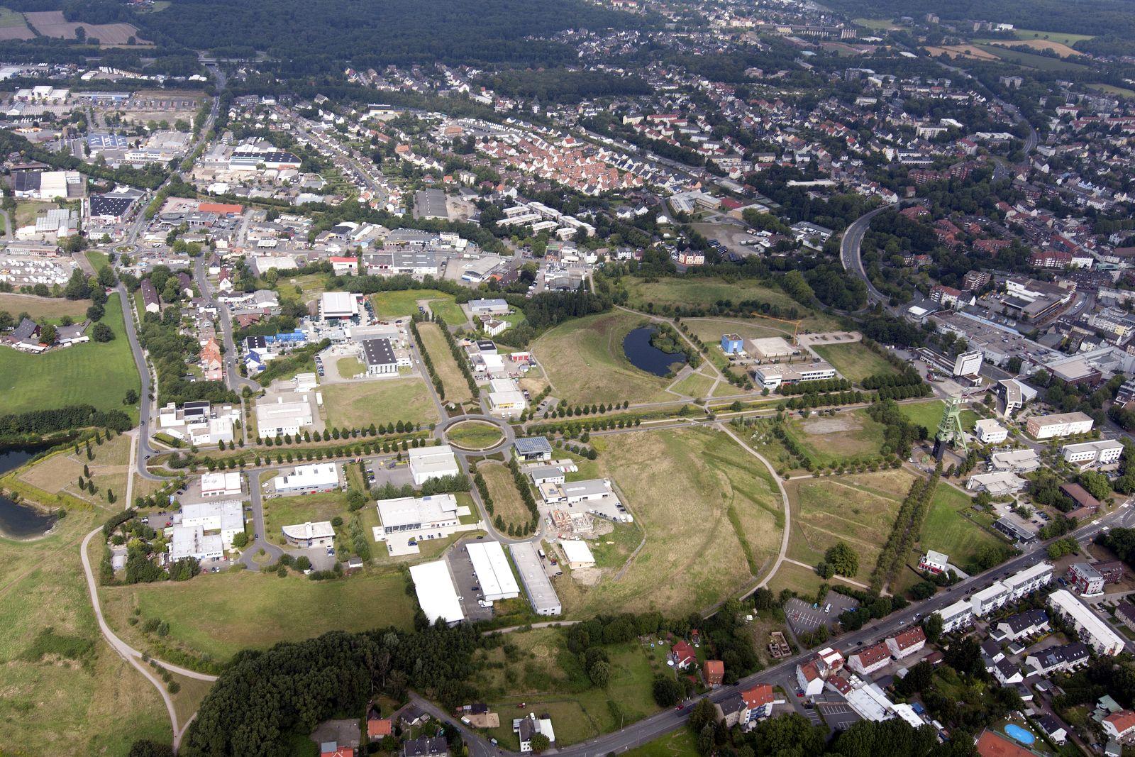 Luftbild Dienstleistungs und Gewerbepark Erin