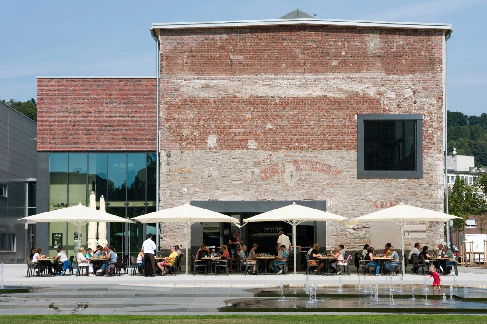 Außenbereich des Restaurants