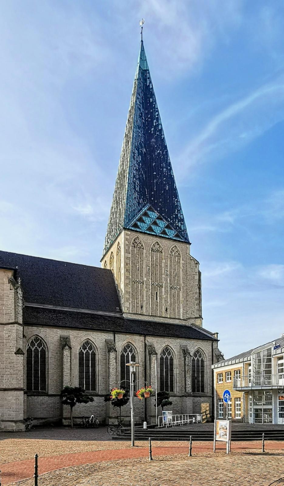 Turmansicht von Norden, Kirche St.-Georg in Bocholt