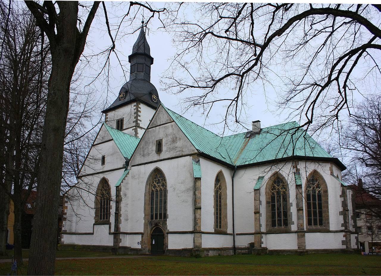 Außenansicht der evangelischen Kirche in Horn