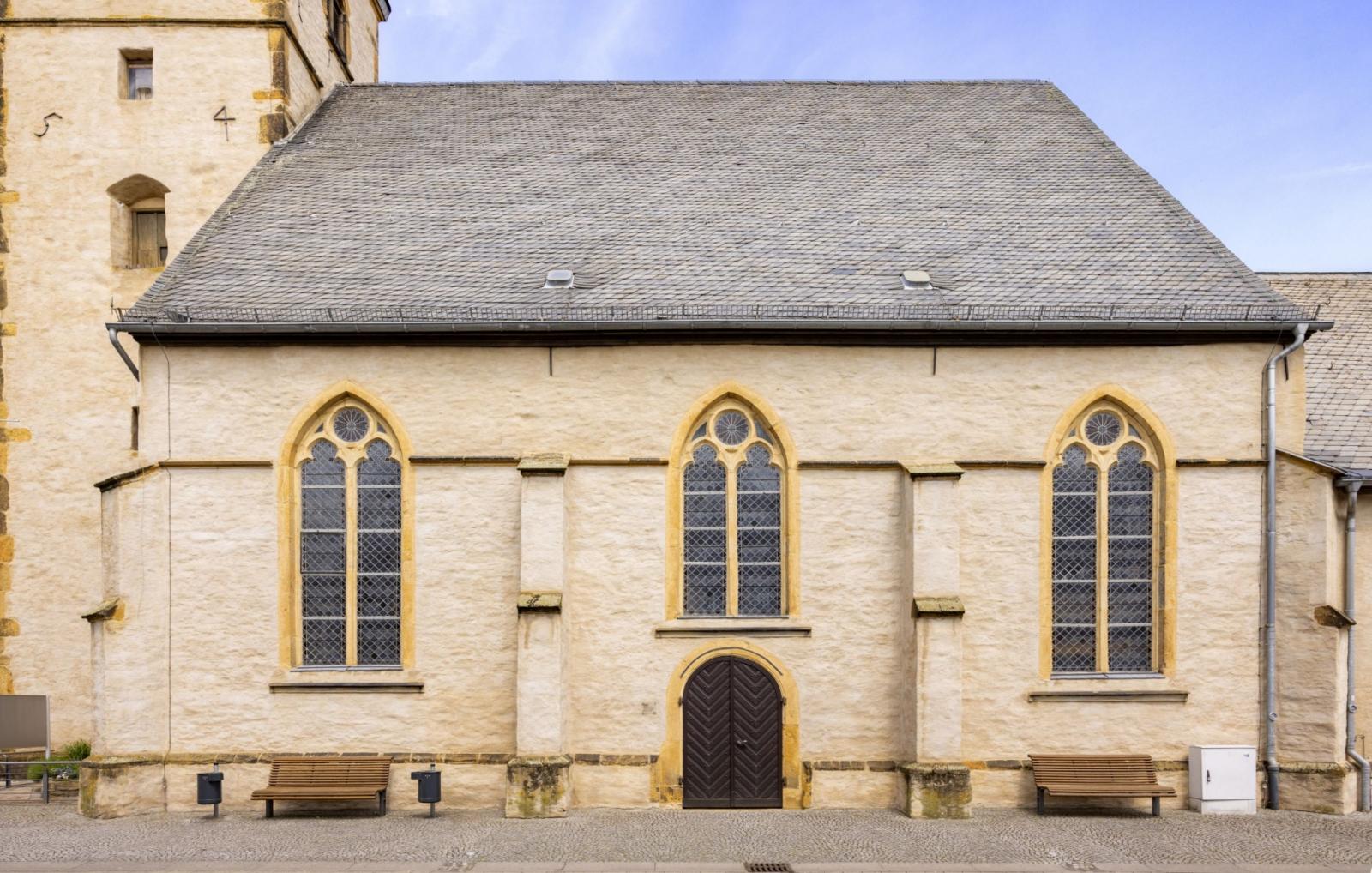 Ev. Stadtkirche Rheda-Wiedenbrück, Südfassade