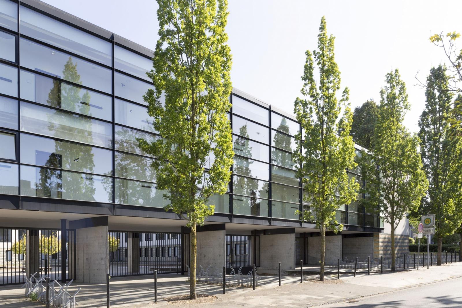 Westfassade Erweiterungsbau