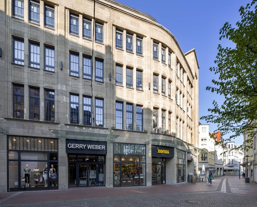 Blick vom Altmarkt auf das Linden-Karree