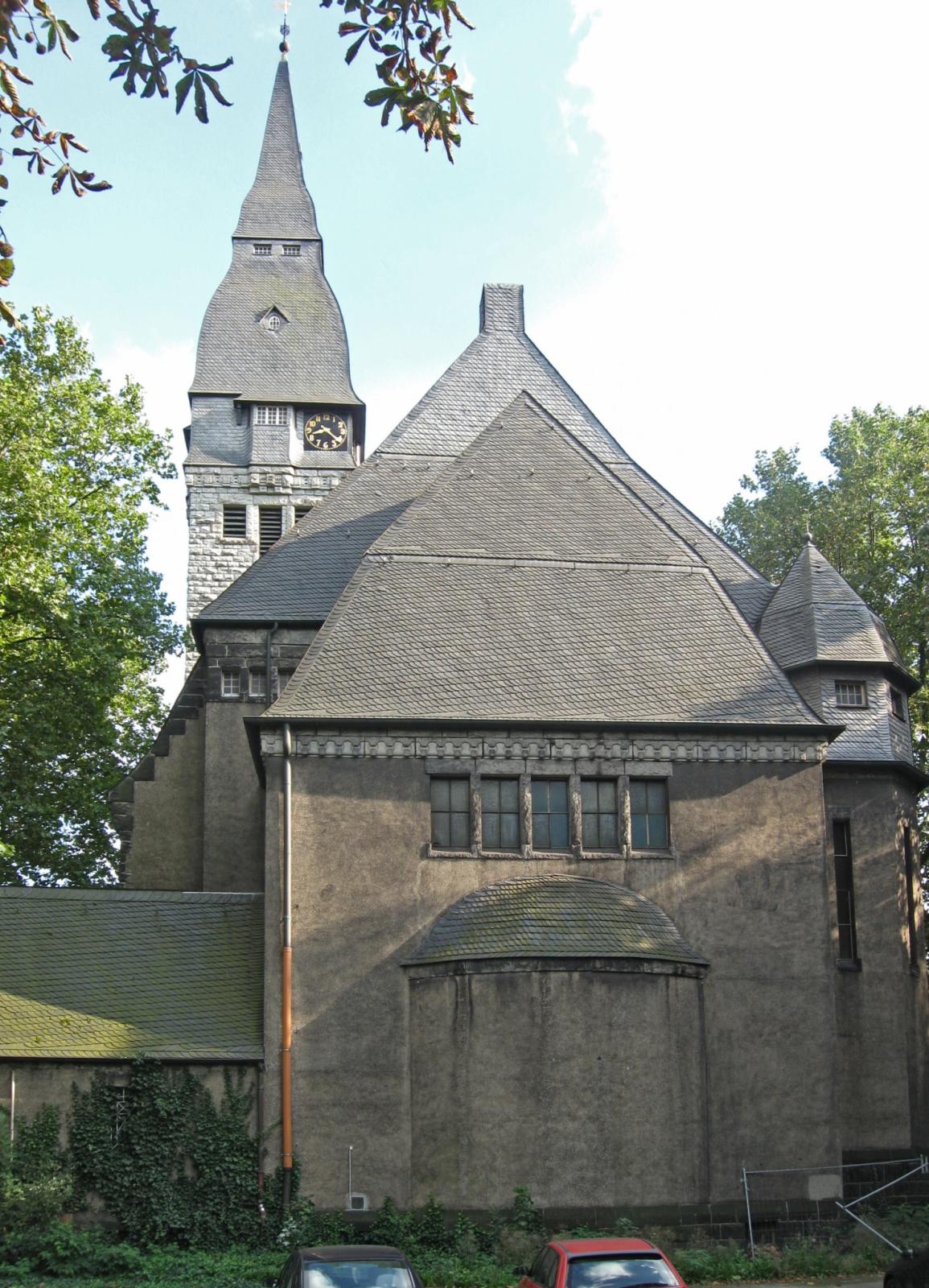 Auferstehungskirche Gelsenkirchen, Ostseite 