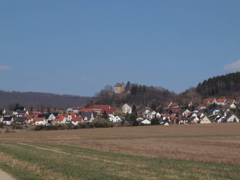 Historischer Stadtkern von Schieder-Schwalenberg mit der Burg Schwalenberg