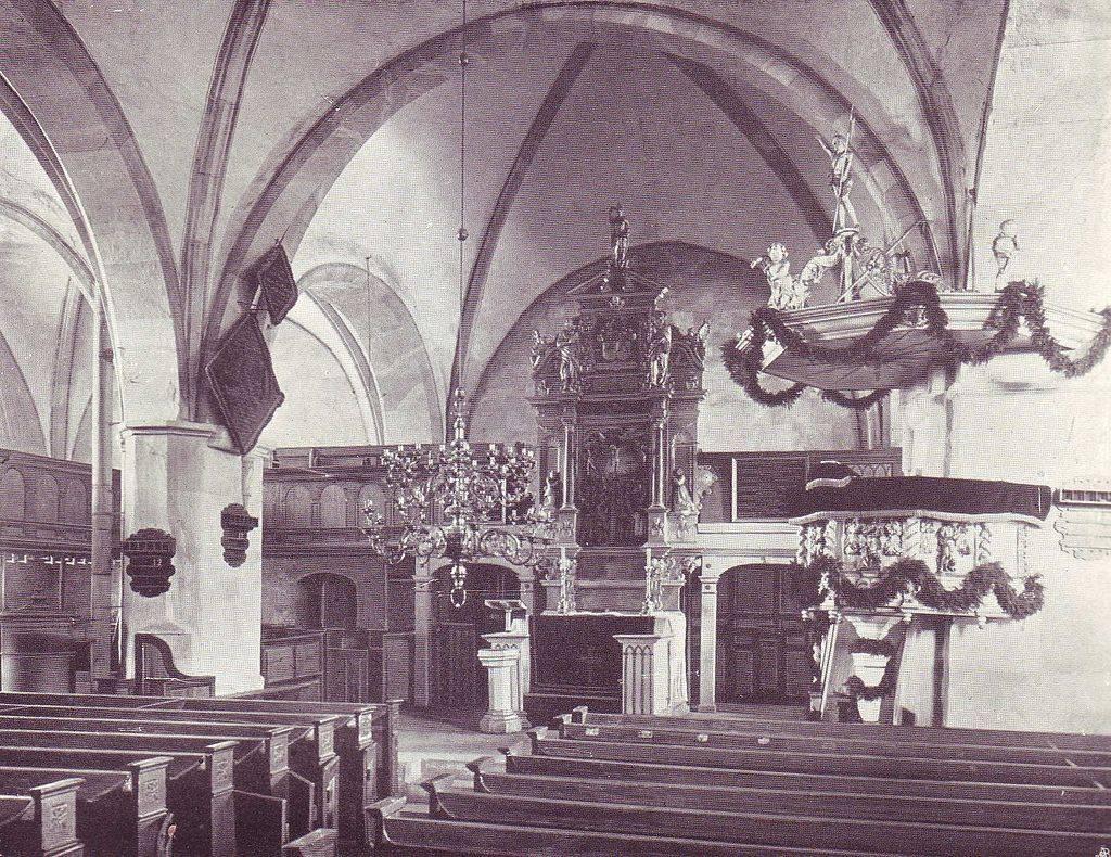 St. Peter und Paul, Innenraum um 1902