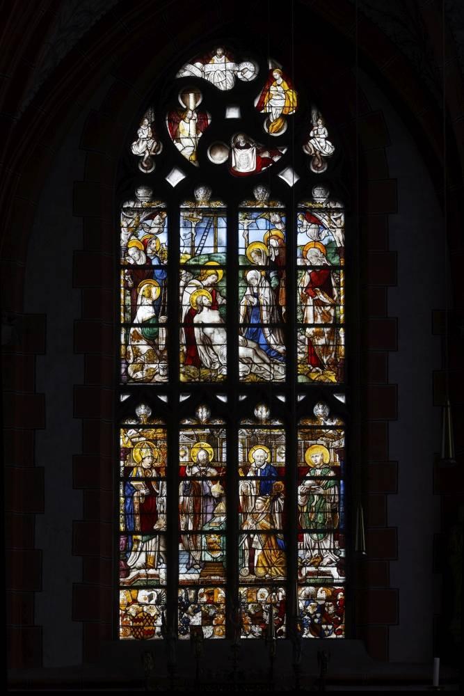 Renaissance-Fenster, Stirnwand des südlichen Seitenschiffs