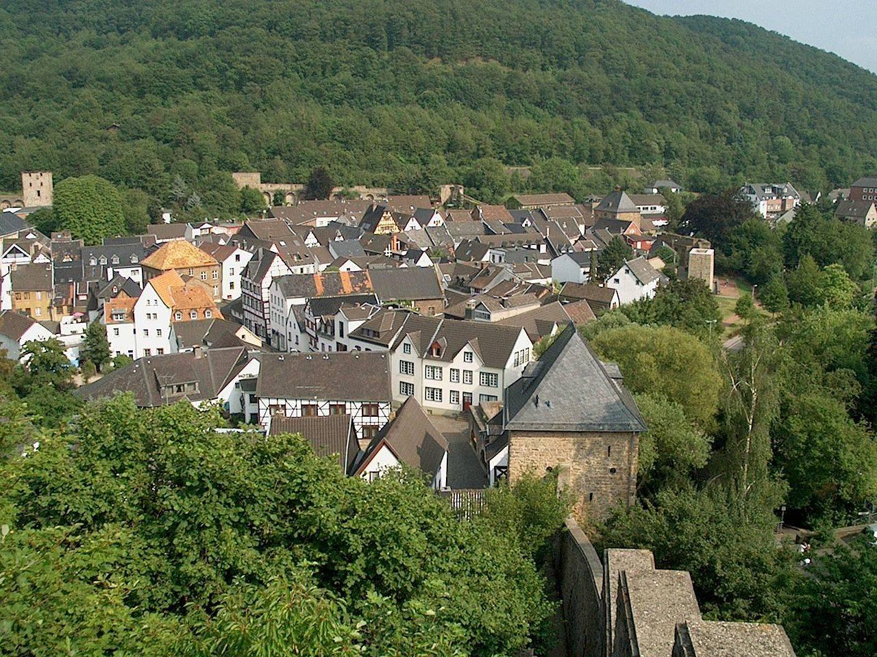 Blick auf den Historischen Stadtkern von Bad Münstereifel