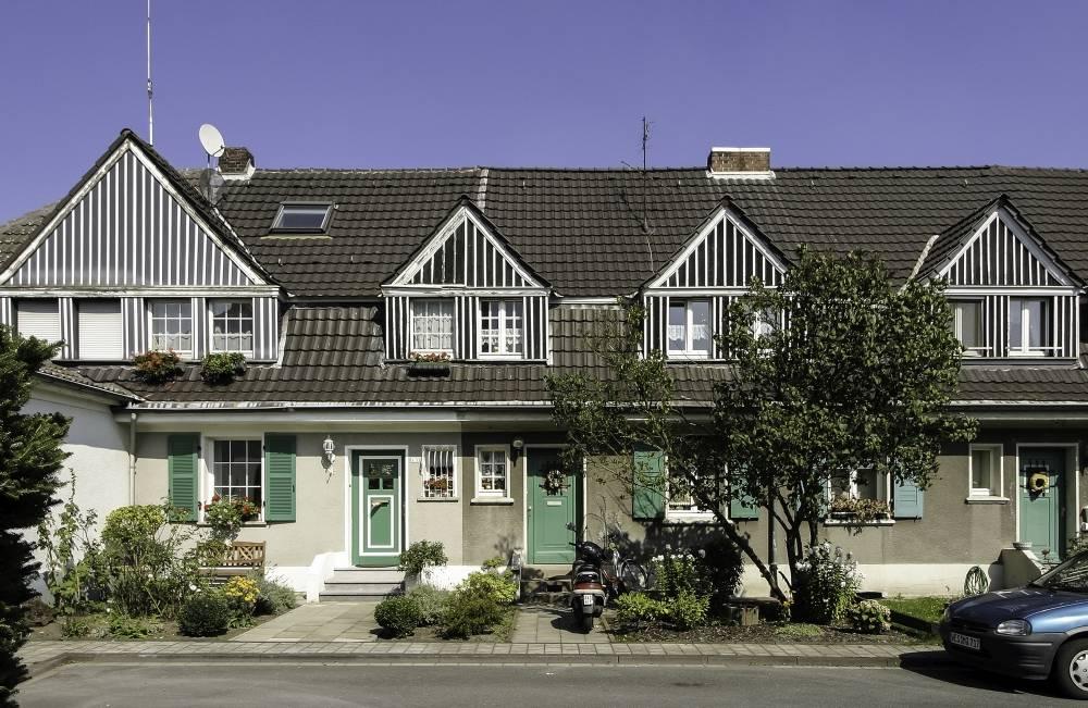 Häuserzeile der Siedlung Johannenhof