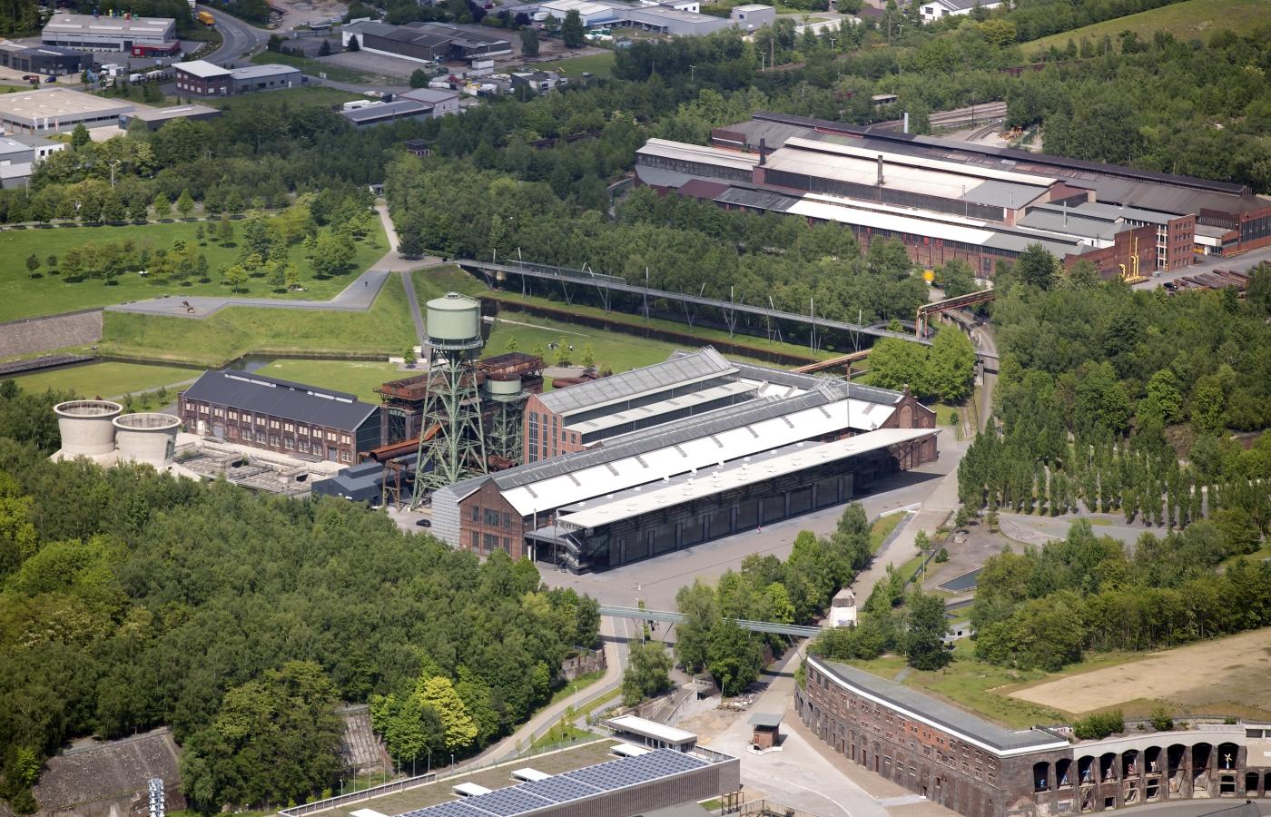 Luftbild Jahrhunderthalle Bochum