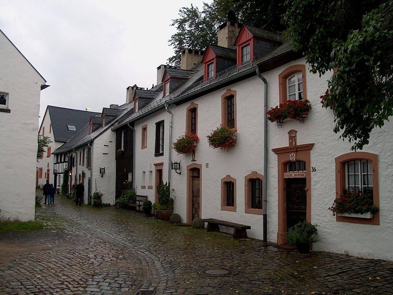 Häuserfassaden in Kronenburg