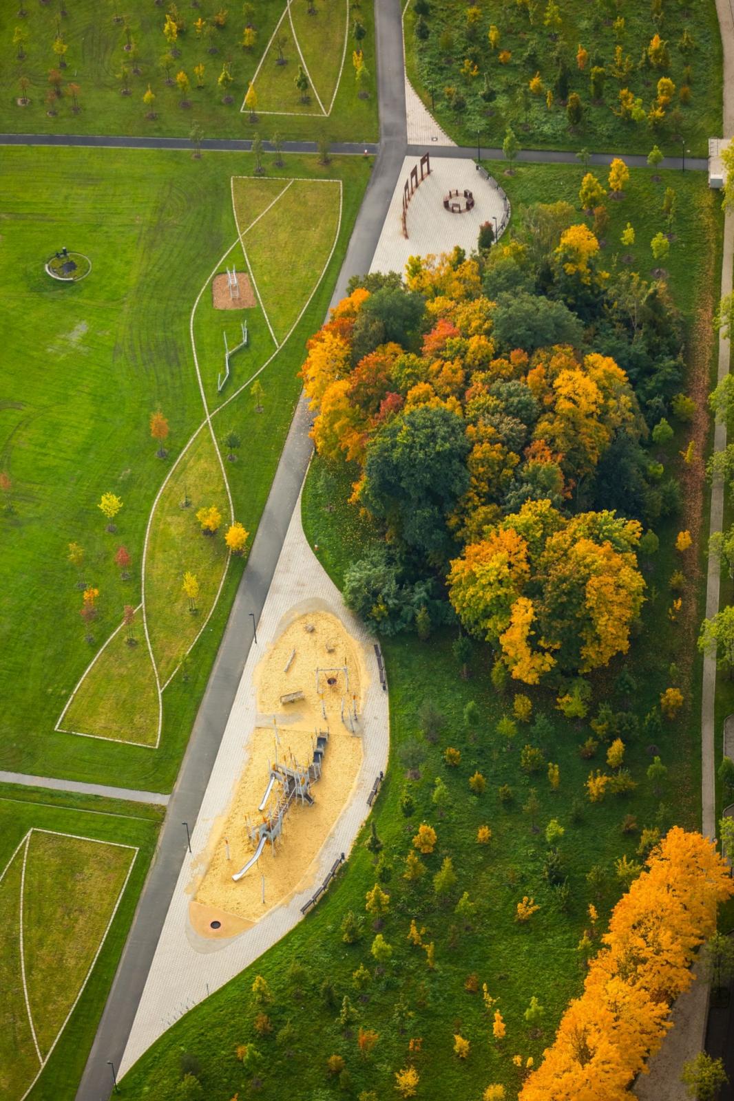 Lippepark Hamm, Vogelperspektive