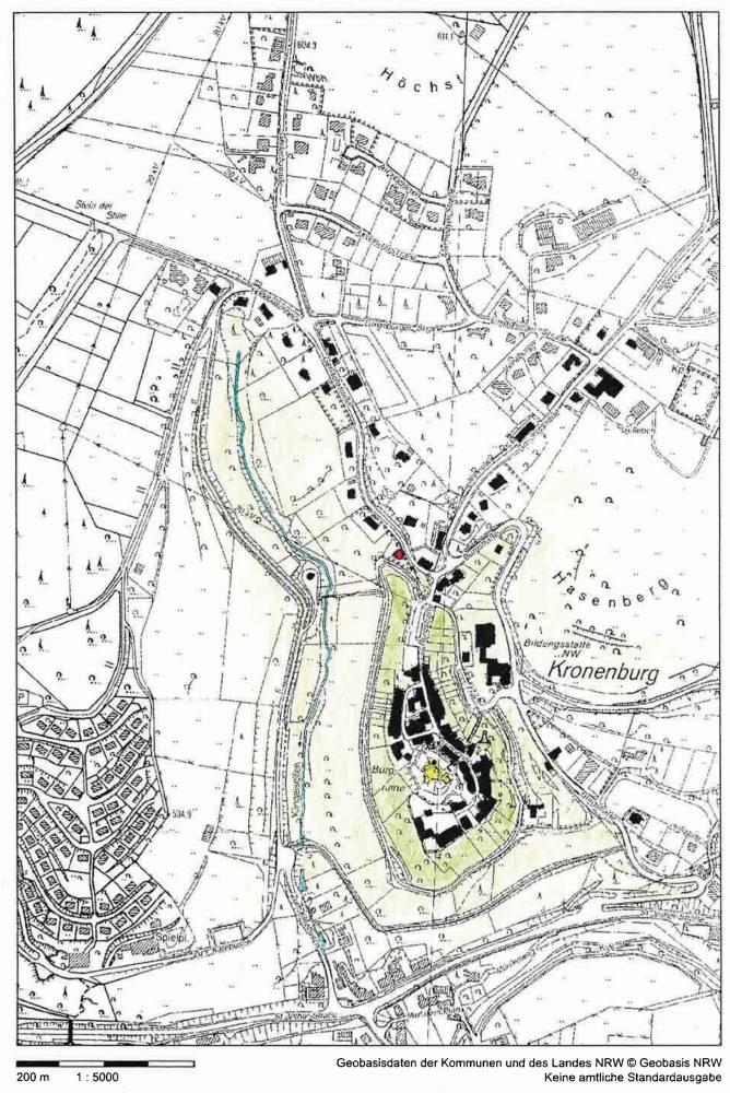 Lageplan Kronenburg