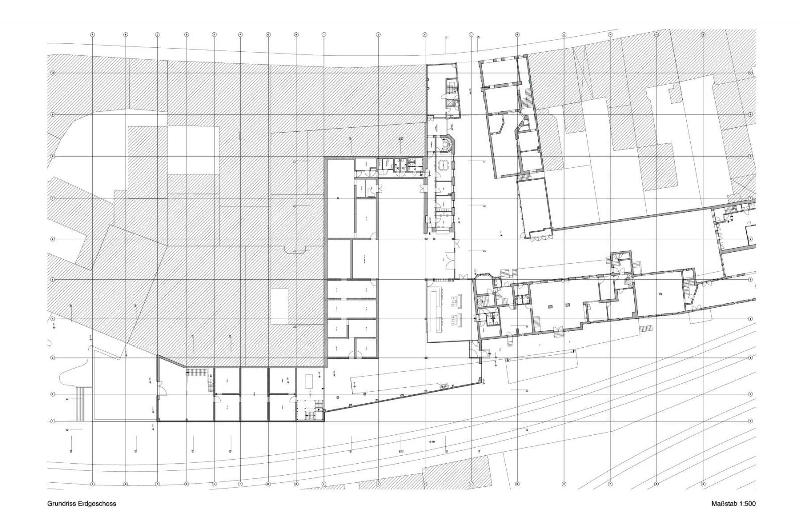 Grundriss Erdgeschoss der Sammlung Philara