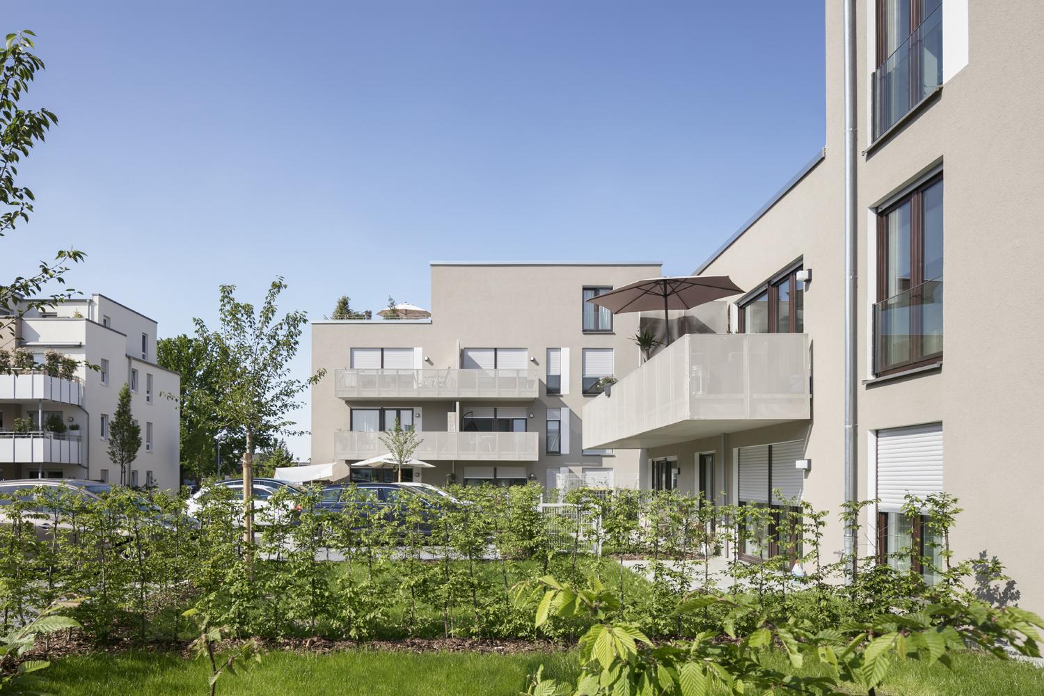 Gartenansicht frei finanzierte Wohneinheiten