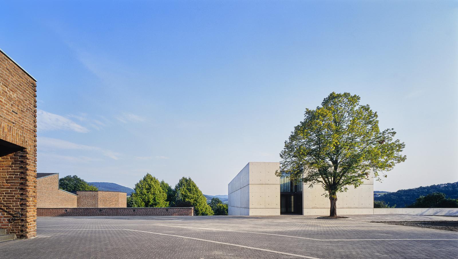 Nordansicht Haus der Stille, vom Klosterberg aus gesehen