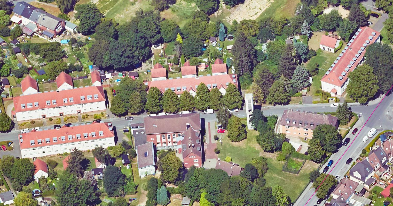 Luftbild Siedlung Fine Frau