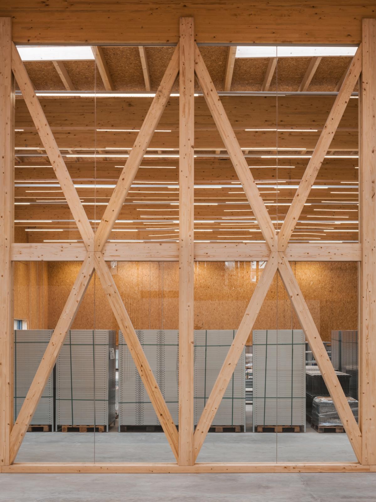 Detail Holzkonstuktion