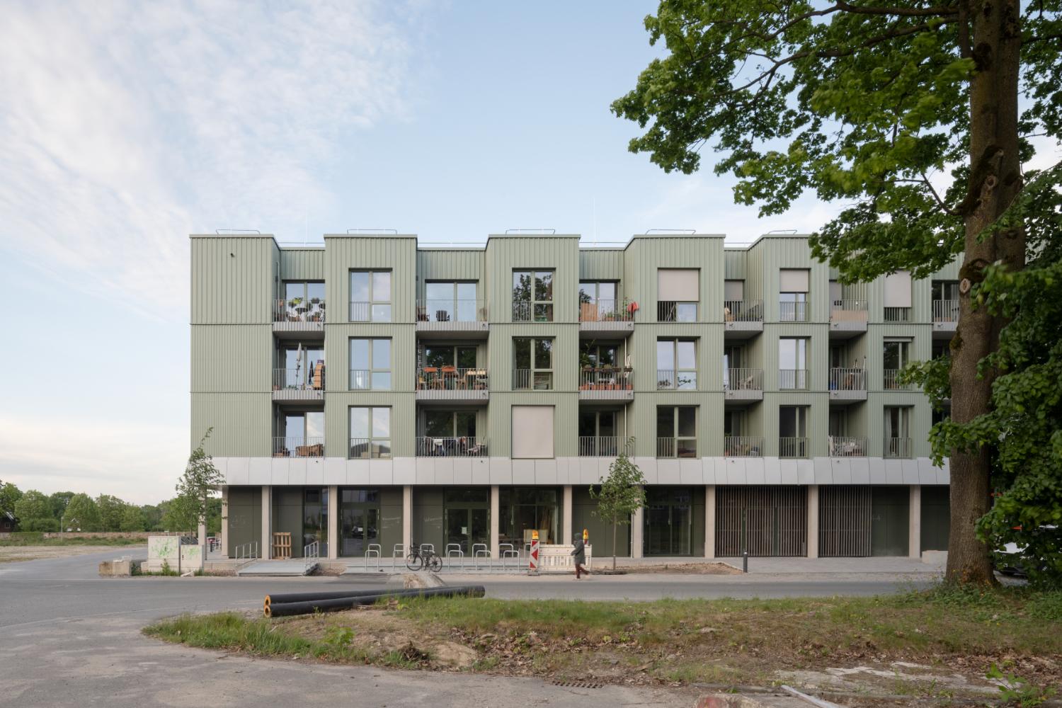 Frontansicht Punkthaus