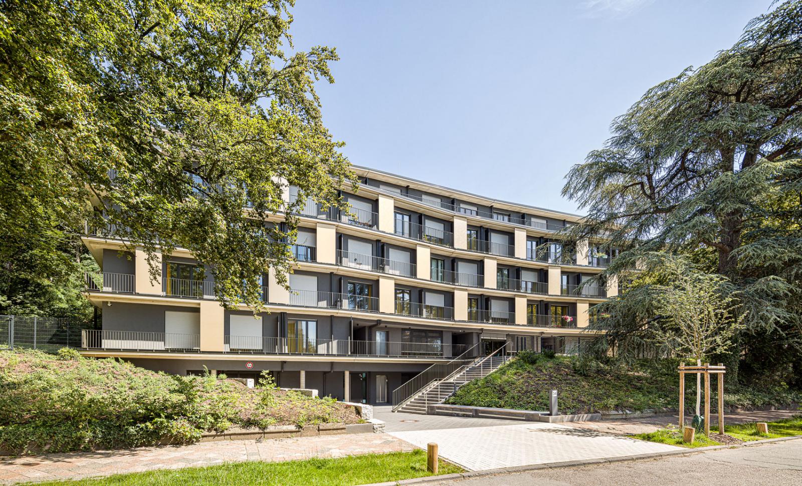 Studentisches Wohnen am Lousberg, Straßenperspektive