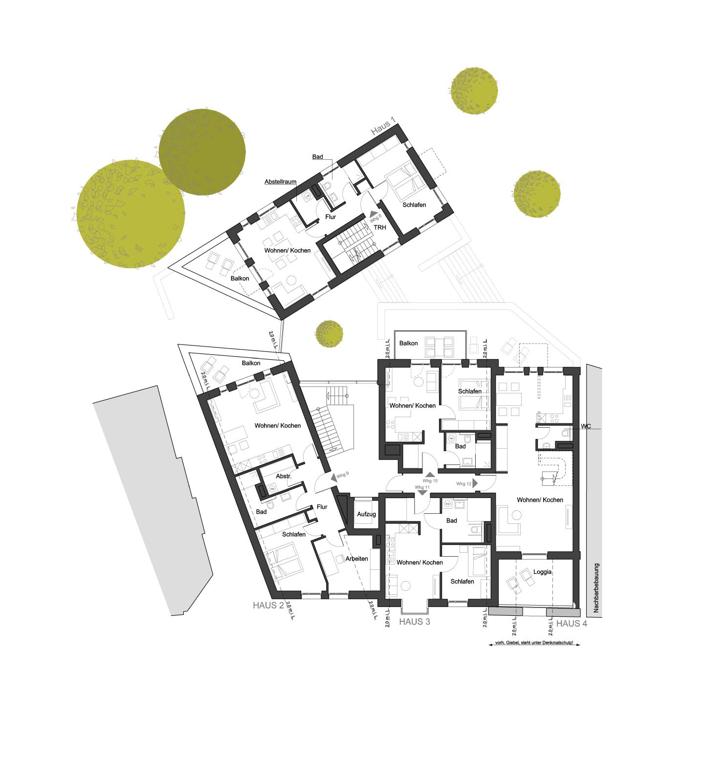 Grundriss 2. Obergeschoss