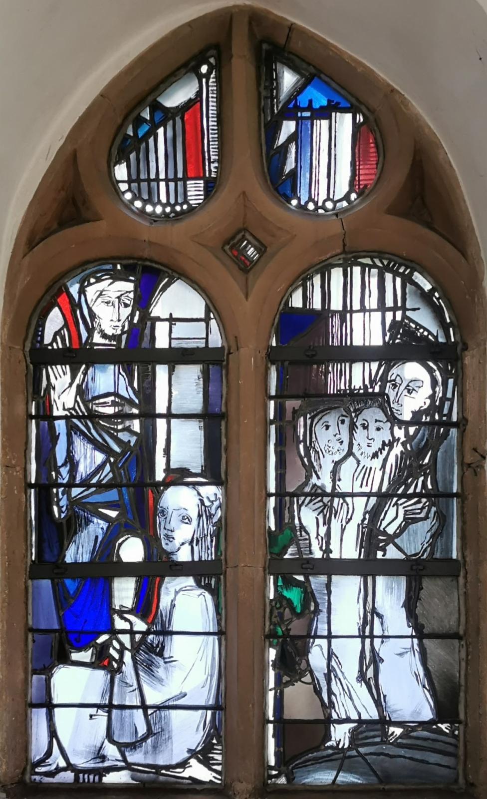Fenster im Seitenschiff