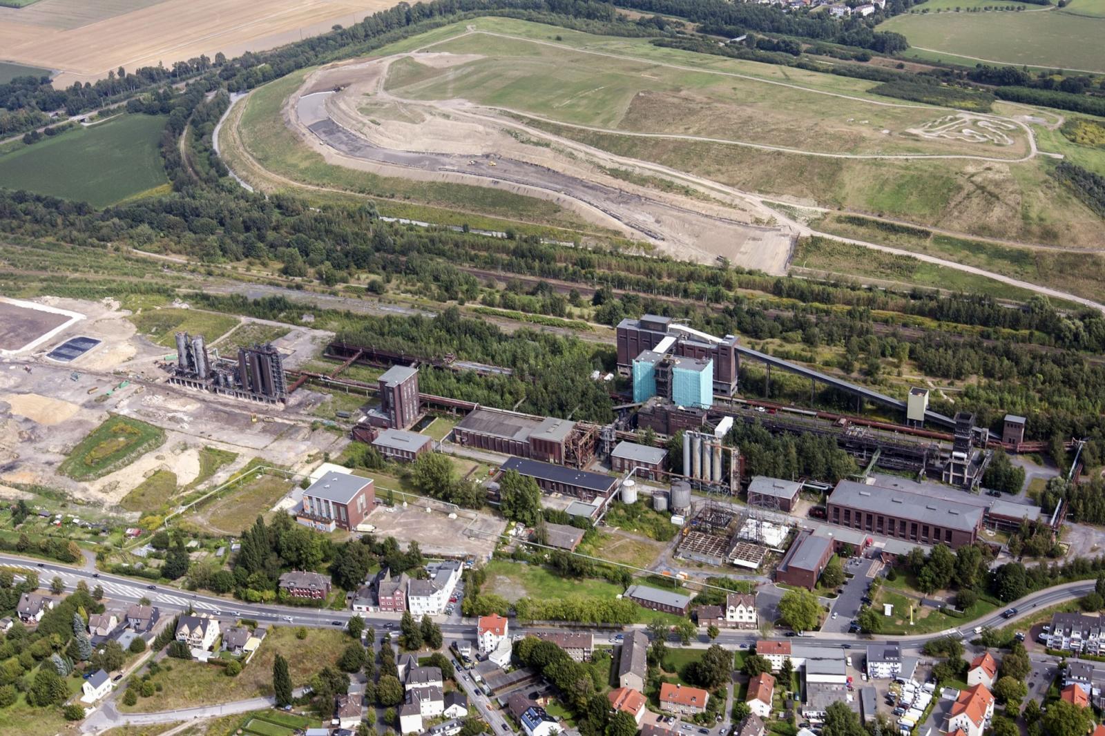Kokerei Hansa, Luftbild