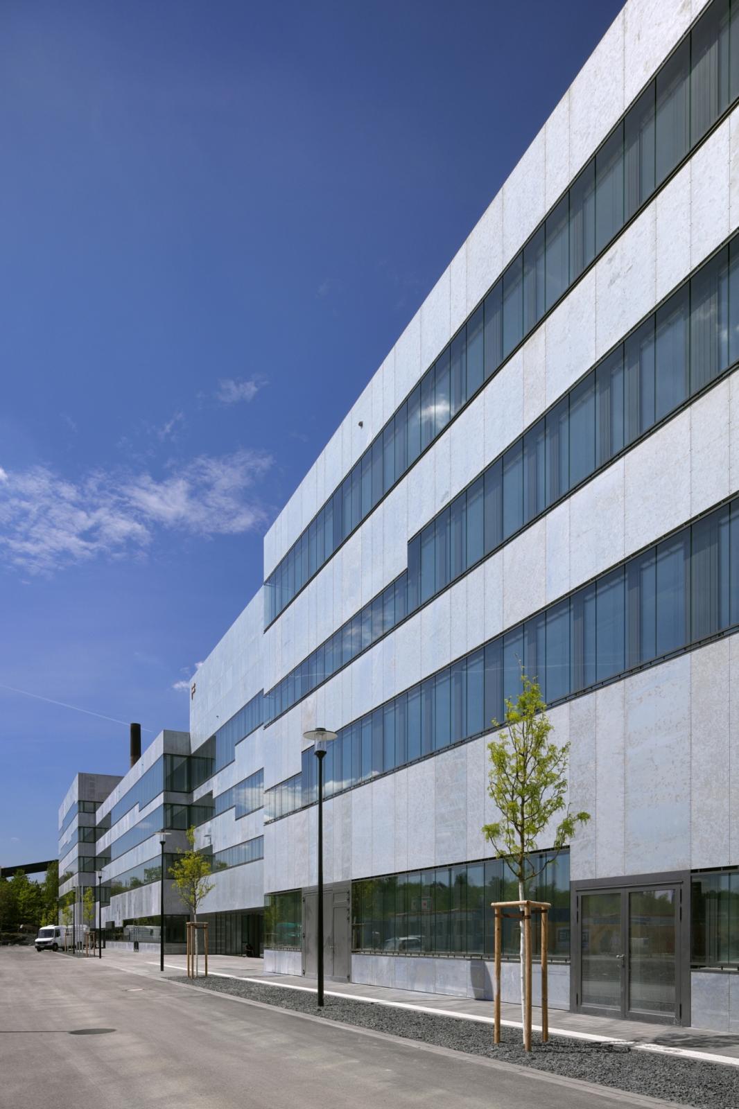 Blick auf die östliche Fassade