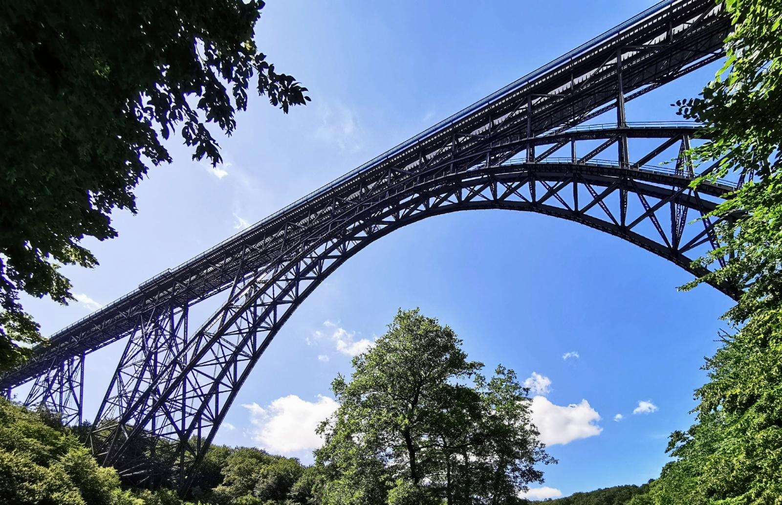 Brückenbogen der Müngstener Brücke