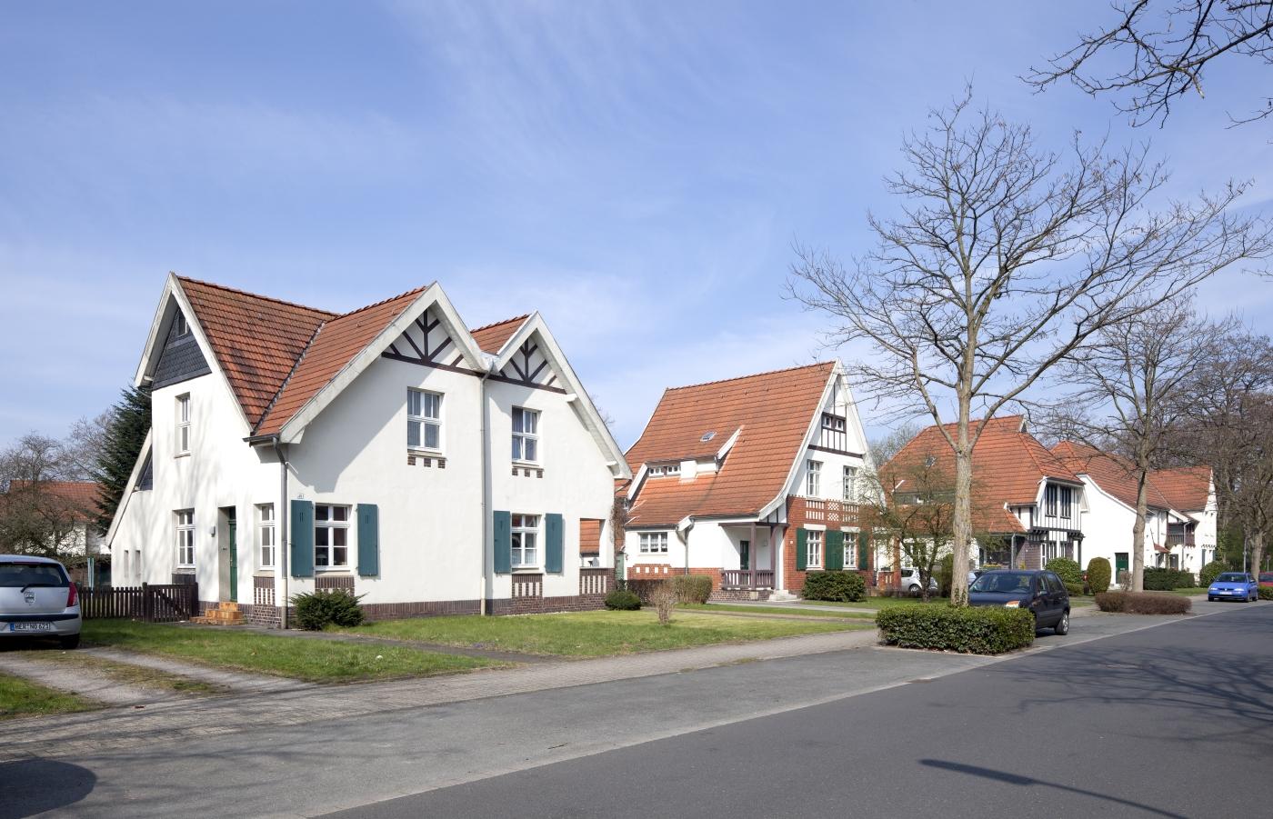 Straßenzug der Siedlung Teutoburgia