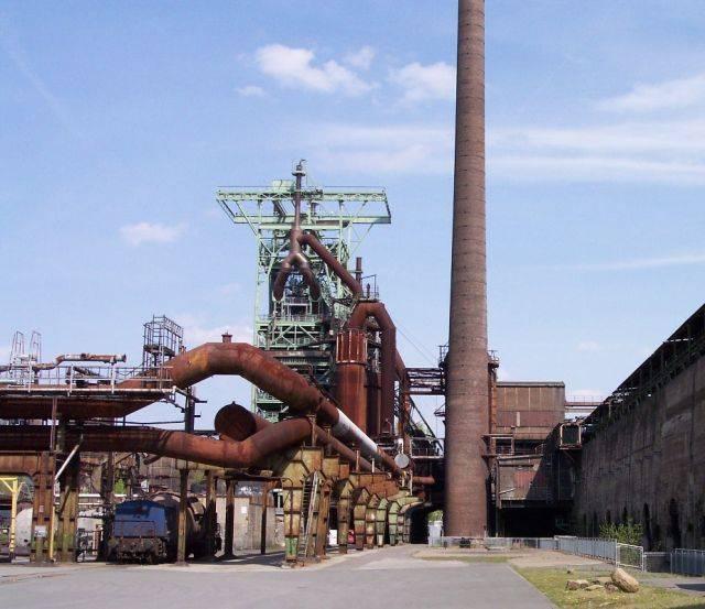 Blcik von Südwest Richtung Hochofen
