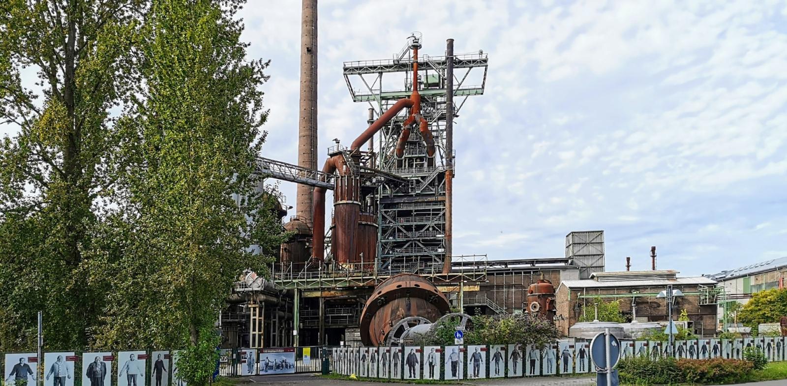 Eingang am Stahlwerksplatz im Norden der Zeche
