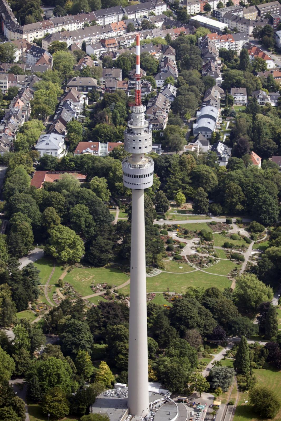 Florianturm über dem Westfalenpark