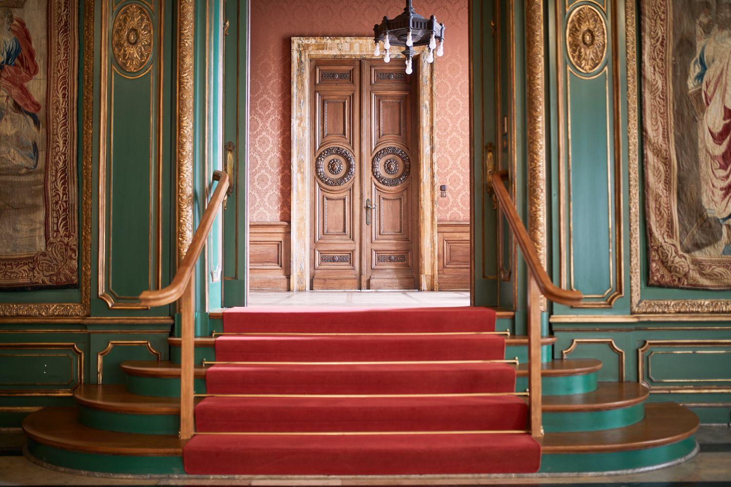 Villa Hügel - Übergang vom Gartensaal ins Kleine Haus