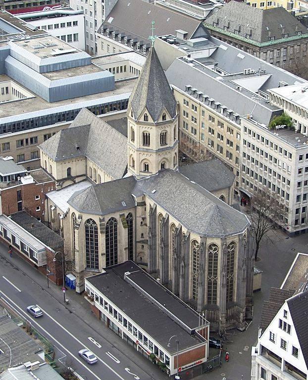 Luftaufnahme St. Andreas Köln