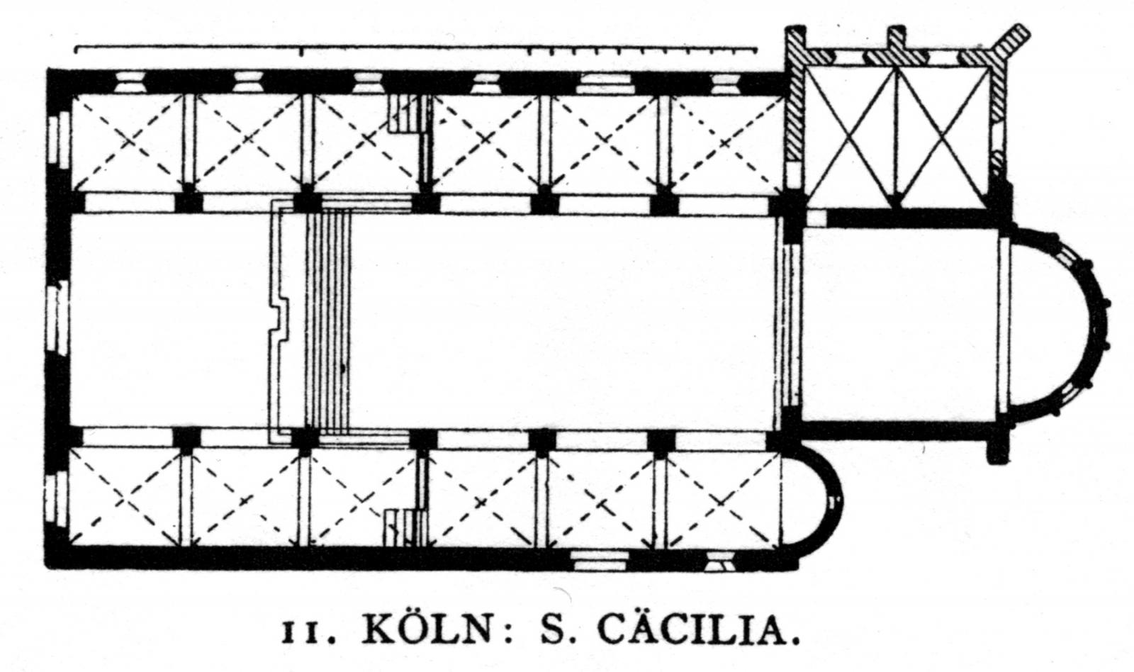 Grundriss St. Cäcilien