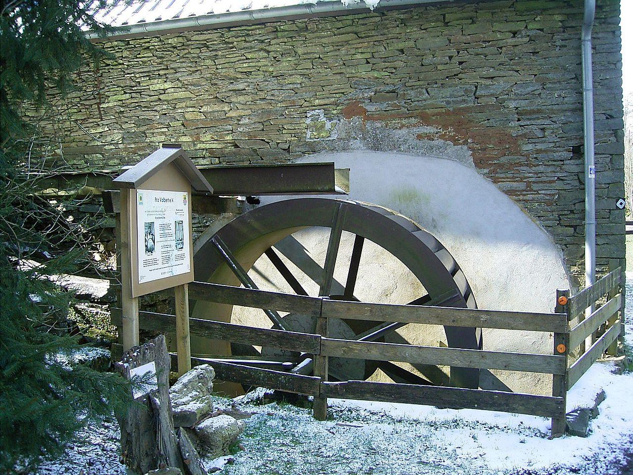 Ansicht Mühlenrad