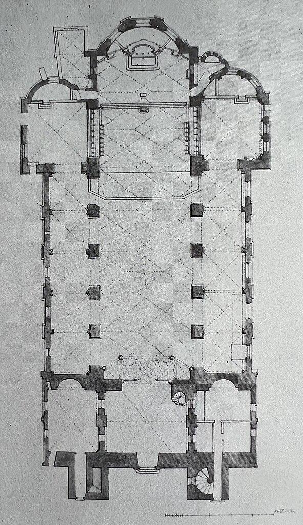 Grundriss St. Pantaleon Köln